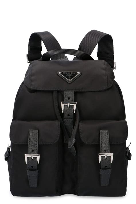 prada mini leather backpack|Prada nylon backpack sale.